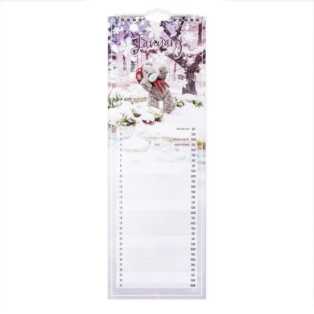 2022 Me to You Bear Photo Finish Slim Calendar Extra Image 1